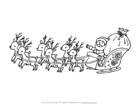 17+ Santa and reindeer coloring pages ideas | freecoloring