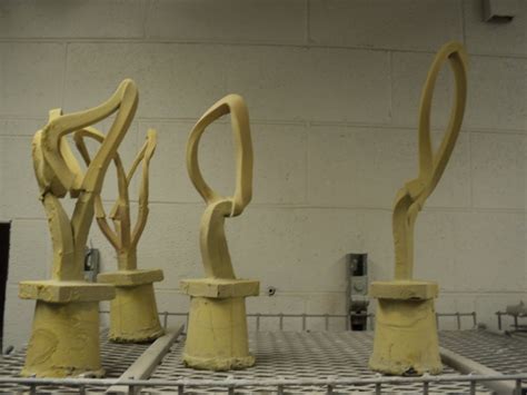 Sculptures made with motion capture, 3D printing, and bronze casting