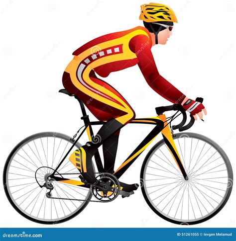 Bicycle Racer, Cycle Race Derby Stock Vector - Illustration of cycling ...