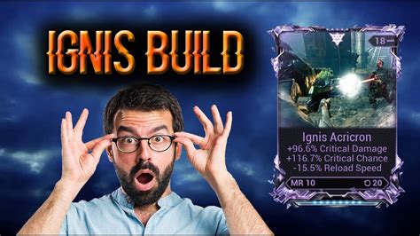 [WARFRAME] IGNIS WRAITH BUILD WITH AND WITHOUT RIVEN - YouTube