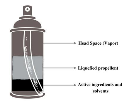 Schematic Diagram of Typical Aerosol Fragrance Spray Can | Download ...