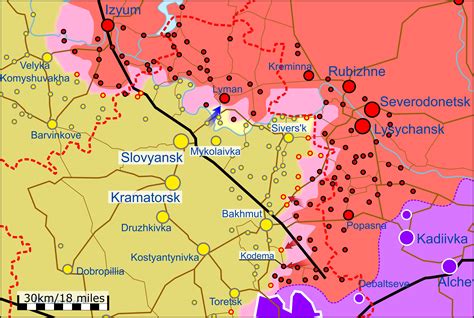 War Mapper on Twitter: "A map of the approximate situation on the ground in Ukraine as of 00:00 ...