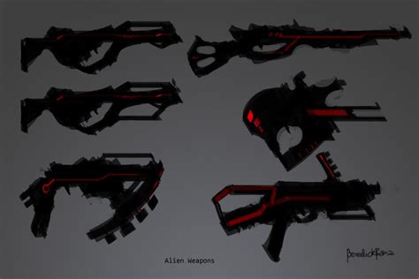 Prototype Weapons concept designs by benedickbana on DeviantArt