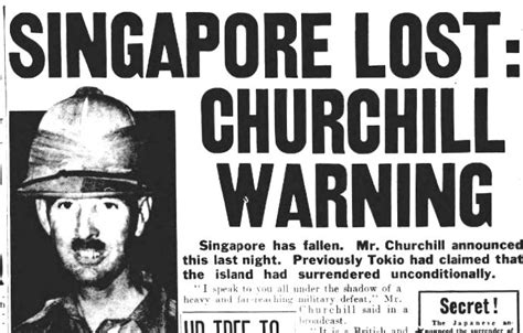 The British Newspaper Archive Blog » Remembering the Fall of Singapore