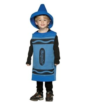 Crayon Crayola Blue Adult Costume - Men Crayola Costumes