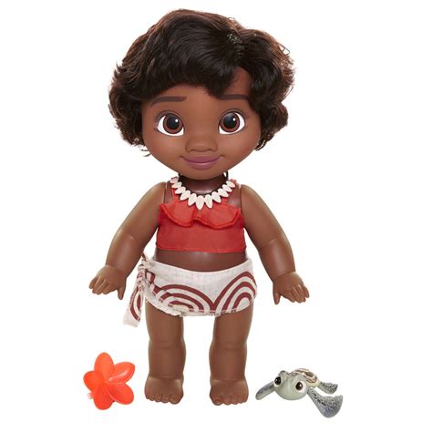 Hardware Disney Moana 13 Young Moana Bath Doll with Turtle Friends ...