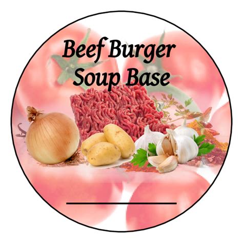 Beef Burger Soup Base – Grazzies Labels