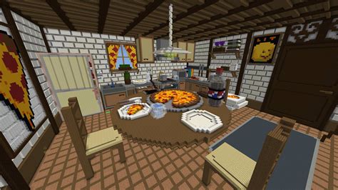 Download «Pizza Hide and Seek» (3 mb) map for Minecraft