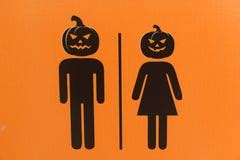 Printable Halloween Bathroom Signs