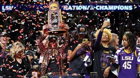 2023 NCAA Women’s Basketball Championship: No. 3 LSU beats No. 2 Iowa 102-85 for first-ever ...