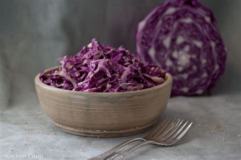 Purple Cabbage Salad - Kitchen Coup