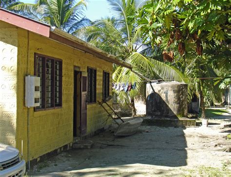 Homes in Tuvalu - Travel Photos by Galen R Frysinger, Sheboygan, Wisconsin