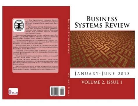 Download the full issue - Business Systems Review BSR