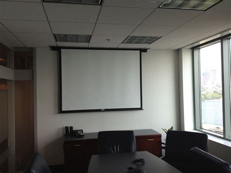 Conference Room Electric Screen Electric Screen, Digital Signage, Conference Room, Residential ...