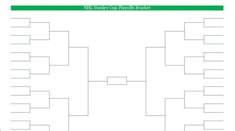 Printable PDF NHL Hockey Playoffs Bracket | blank nhl playoff hockey ...