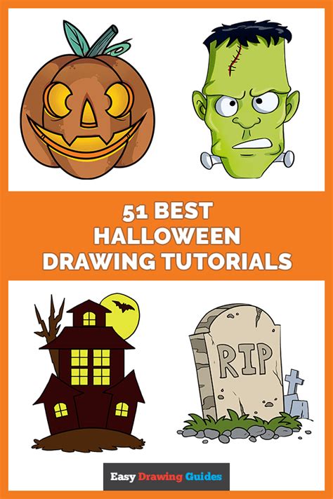 51 Halloween Drawing Ideas: Scary But Easy Drawing Tutorials