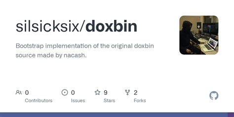 GitHub - silsicksix/doxbin: Bootstrap implementation of the original ...