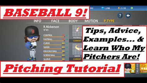 BASEBALL 9 | Pitching Tutorial | Tips, Advice, Examples | Learn Who My ...