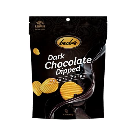 Dark Chocolate-Dipped Potato Chips - Bedré Fine Chocolate