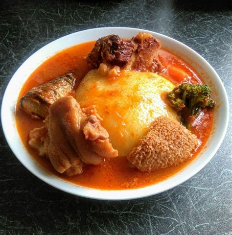 Fufu and soup | Light soups, Food, Food culture