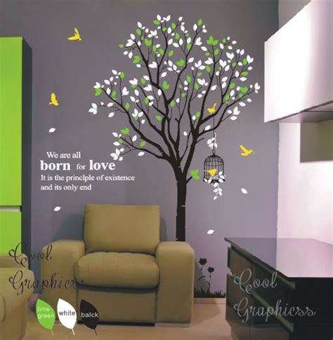 Tree Decal Nursery Wall Decal Vinyl Sticker Baby Girl Nursery - Etsy