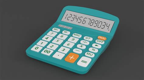 3D Calculator Model - TurboSquid 2135406