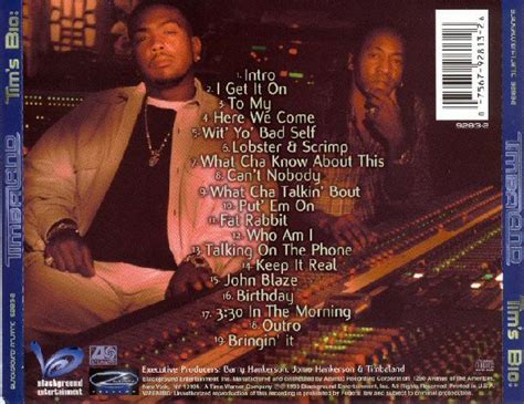 Promo, Import, Retail CD Singles & Albums: Timbaland - Tim's Bio - (Full CD Lp) - 1998