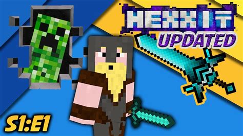 THINGS START OUT CRAZY! | Minecraft Hexxit Updated (S1:E1) (Minecraft Mod Series) - YouTube