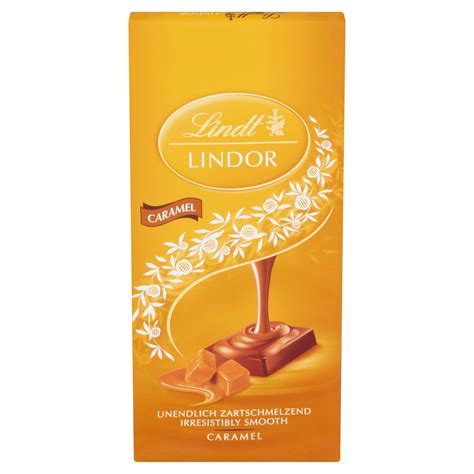 Lindt Lindor Caramel Bar 100g | Single Chocolate Bars & Bags | Iceland Foods