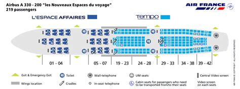 Air France Airbus A330 200 Seating Chart - Chart Walls