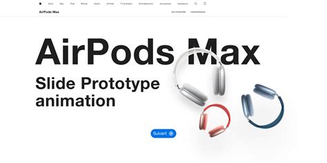 Airpods Max Slide Prototype Animation | Figma
