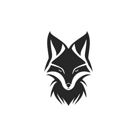 Premium Vector | Black and white fox logo elegant and perfect to give ...