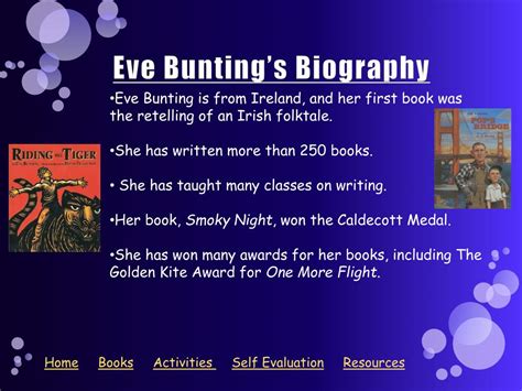 PPT - Eve Bunting PowerPoint Presentation, free download - ID:2532545