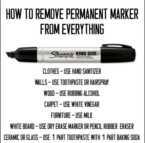 Boom ! #diy Sharpie removal.. Your welcome ;) | How to remove sharpie, Cleaning hacks, Remove ...