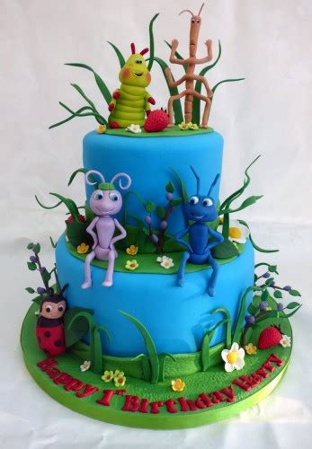 2 Tier Bugs Life Birthday Cake | Susie's Cakes