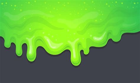 Premium Vector | Liquid slime background Cartoon green drip goo mucus glitter texture backdrop ...