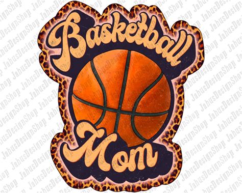 Basketball Mom Png Mom PNG Retro Basketball Design Png - Etsy