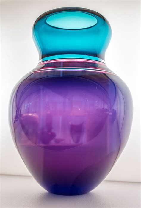Purple and Blue Glass Vase at the Corning Museum of Glass Turquoise And Purple, Purple Color ...
