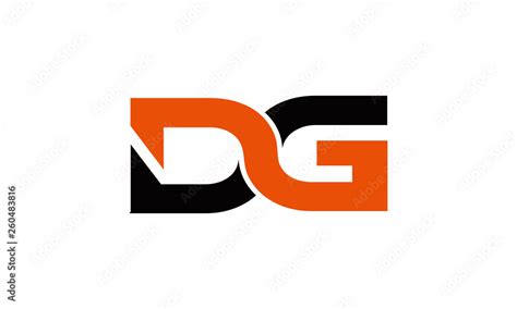 symbol letter DG logo Stock Vector | Adobe Stock