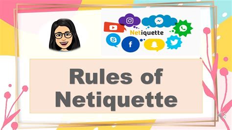 Rules of Netiquette - YouTube