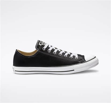 Chuck Taylor All Star Leather Black High Top Shoe