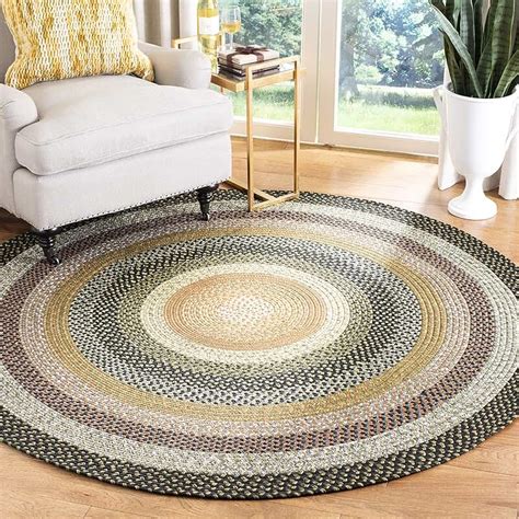 Amazon.com: 8 foot round braided rug