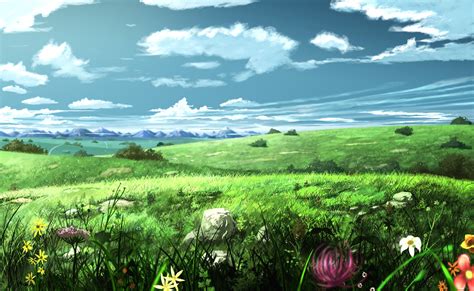 Anime Meadow Wallpapers - 4k, HD Anime Meadow Backgrounds on WallpaperBat