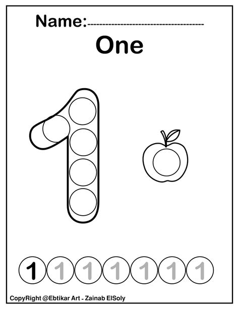 Dot Marker Number Printables