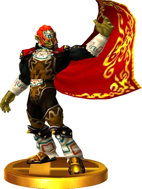 File:SSBfN3DS Ganondorf (Ocarina of Time) Trophy Model.png - Zelda Wiki