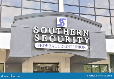 Southern Security Credit Union Editorial Image - Image of loan, institution: 80112075