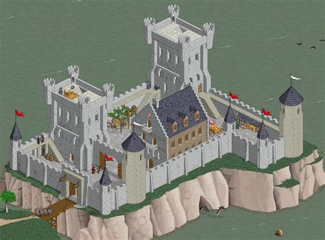 720x1208 resolution | castle illustration, castle, pixel art, digital art HD wallpaper ...