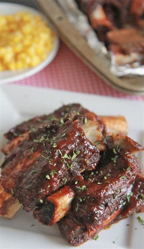 BEST Easy Oven Baked Beef Ribs Recipe | Recipe | Bbq beef rib recipes ...