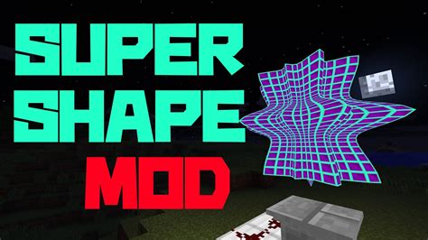 【Minecraft】Super Shape Mod Beta! - YouTube