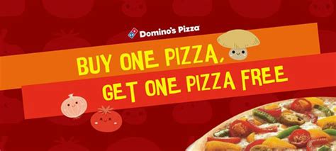 Domino's Pizza Mega Offer Coupon: Buy 1 Get 1 Pizza Free